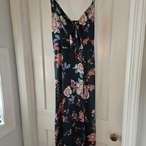 Floral Sleeveless Maxi Dress